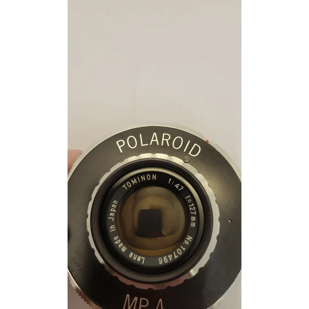 Polaroid MP-4 Tominon 127mm f/4.7 Lens Copal Shutter Clean Glass Working